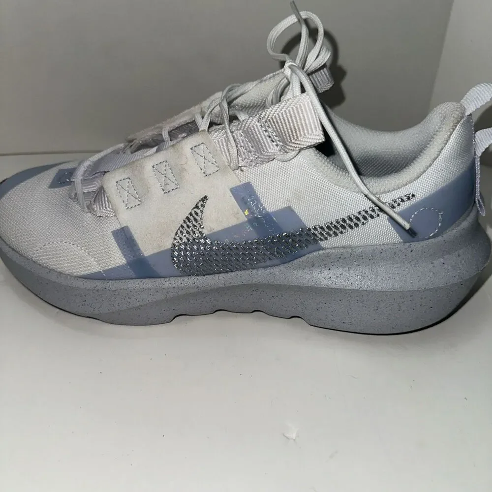 Size 5Y (GS) - Nike Crater Impact Low White Blue